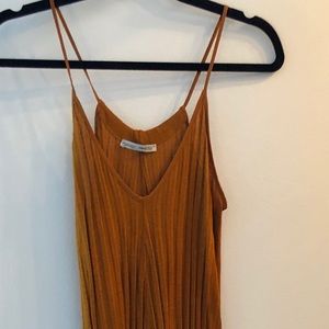 Zara Ribbed Summer Midi Dress, Size Small